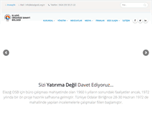 Tablet Screenshot of elazigosb.org.tr